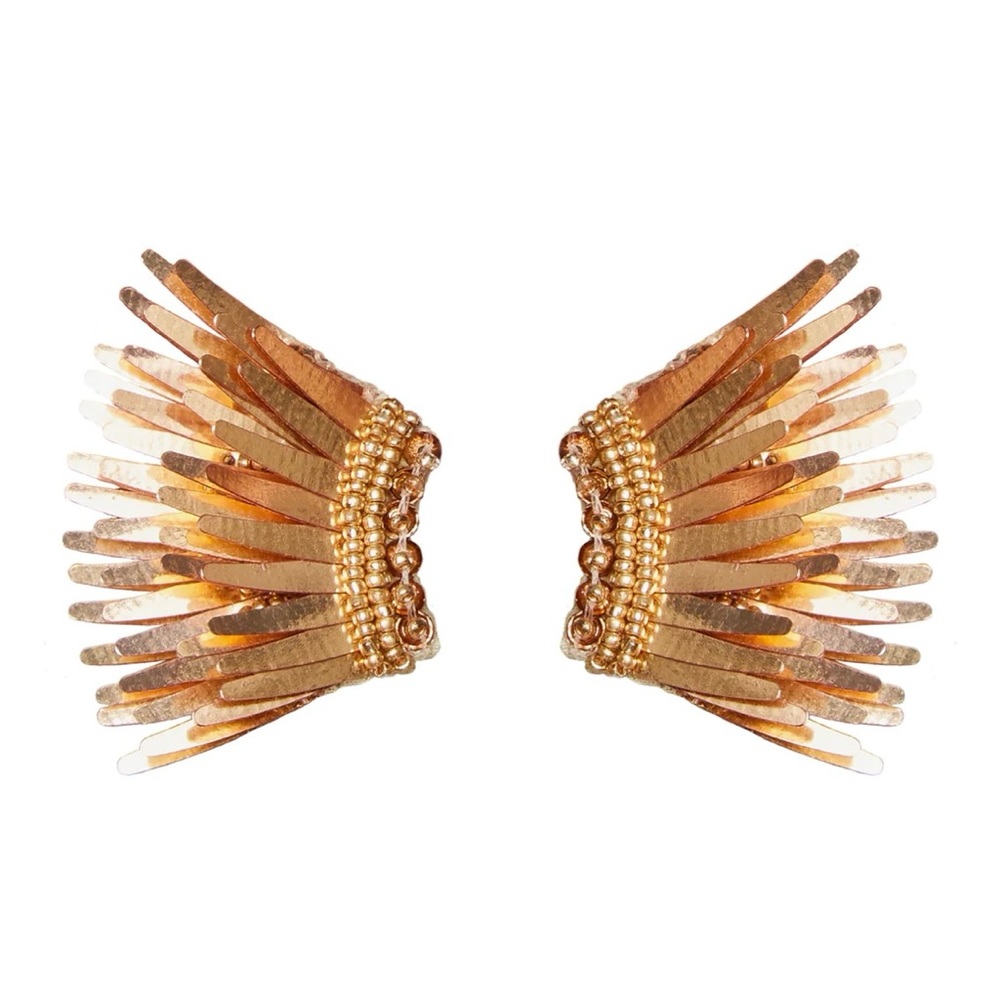 Mignonne Gavigan Metallic Mini Madeline Statement Earrings.